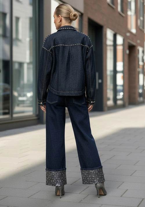 Miss Goodlife Jeans Hemd/Jacke Studs