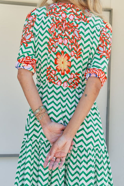 Maxi Dress Tessa "Zig Zag"