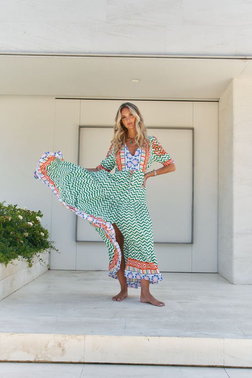 Maxi Dress Tessa "Zig Zag"