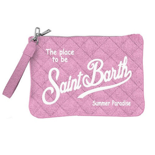 Pochette Parisienne Sponge Quilted Terry pink