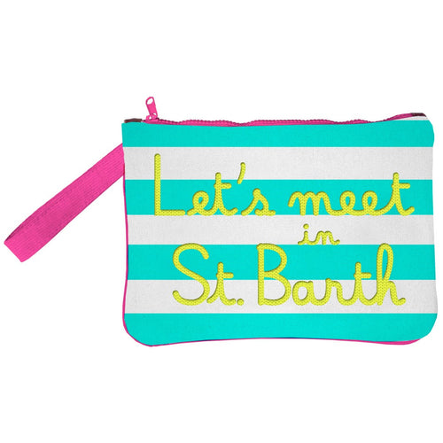 Pochette Parisienne "Let's meet in St Barth"
