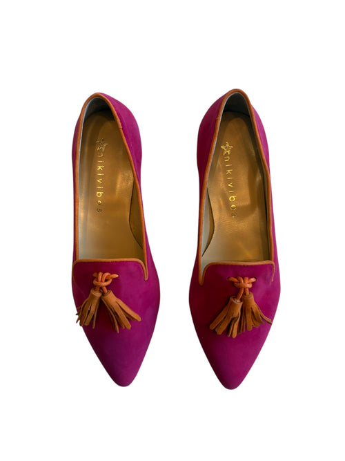 Tassel Loafer Fuxia/Arancio