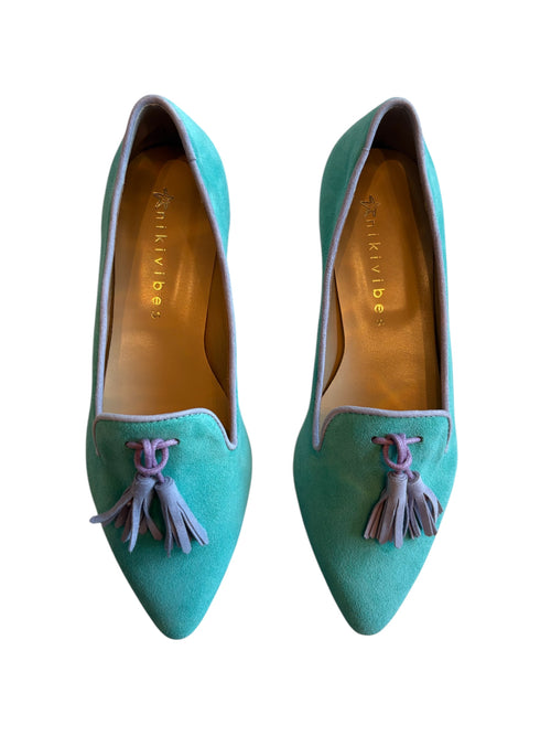 Tassel Loafer Celeste/Glicine
