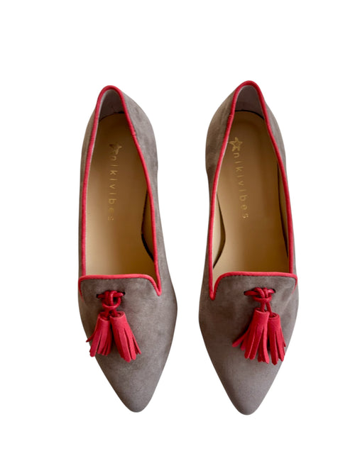 Tassel Loafer Fango/Corallo