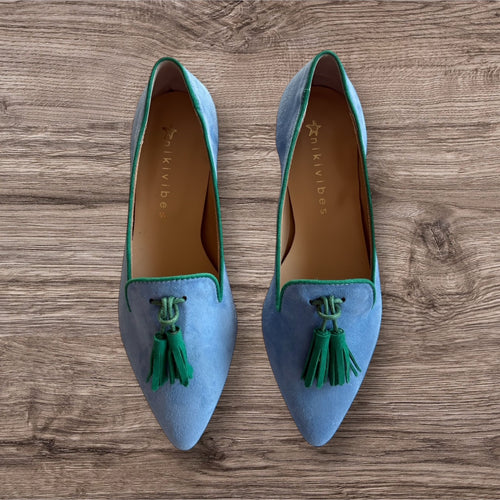 Tassel Loafer Avio/Smeraldo