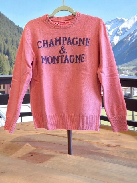 Pullover Champagne & Montagne