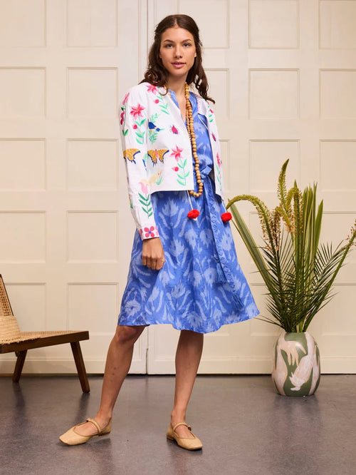 Pine Jacket White/Mexican Embroidery