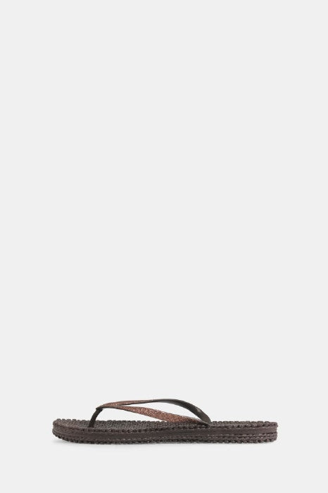 Ilse Jacobsen Flip Flops Glitter prune