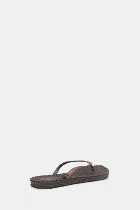 Ilse Jacobsen Flip Flops Glitter prune