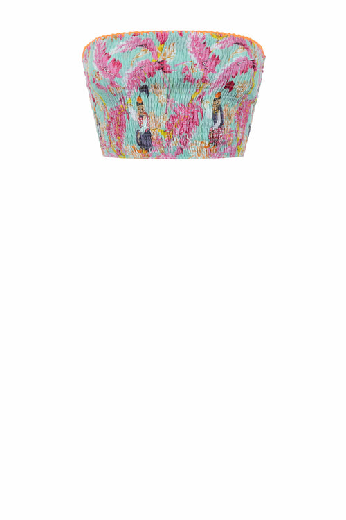 Bustier "Turquoise Monkey"