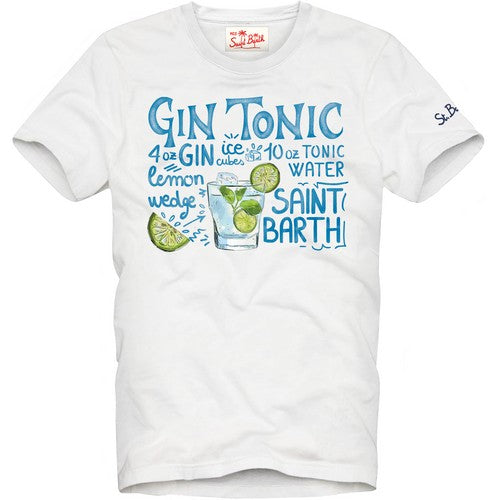 Men T-Shirt Gin Tonic Recipe