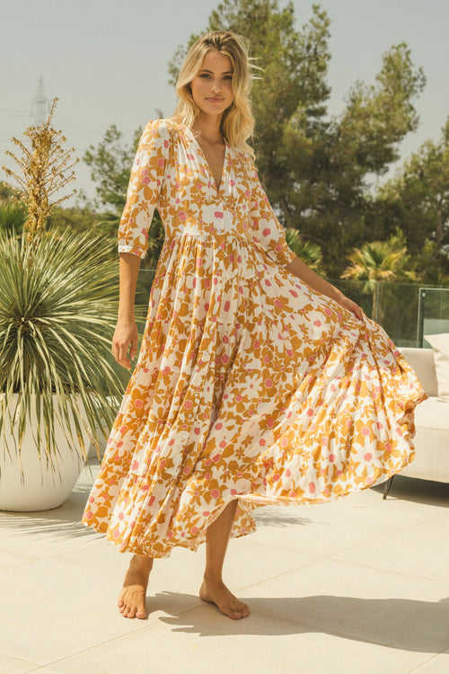 Berry Tansy Maxi Dress