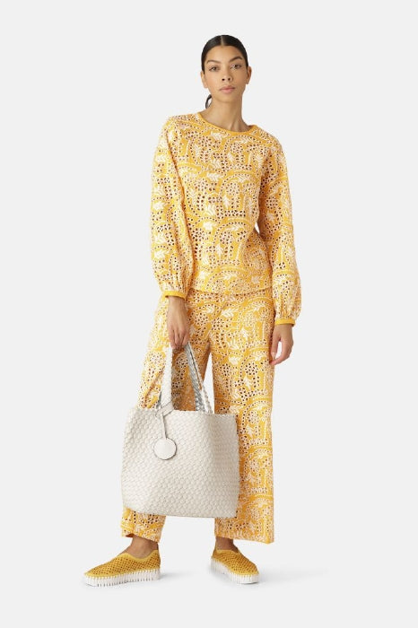 Ilse Jacobsen vegane Wendeledertasche silber