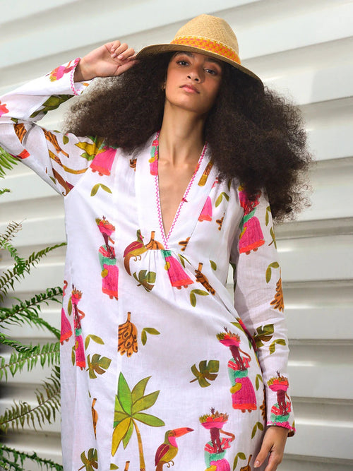 Dress Sandalwood "Guanabana and Nimo"