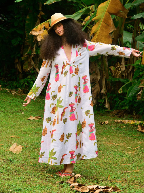 Dress Sandalwood "Guanabana and Nimo"