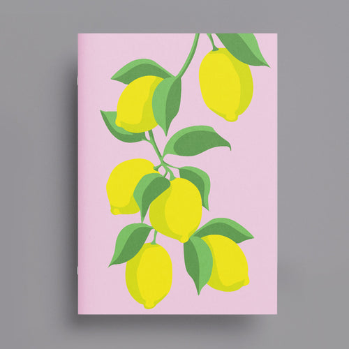 Notizheft A6 "Zitronen"