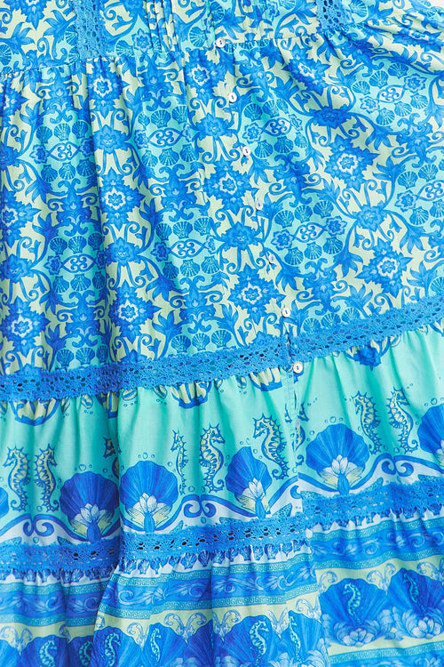 Maxi Dress FLounder by the Sea