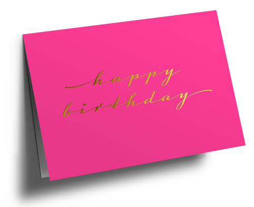 Klappkarte mit Kuvert "Pure Happy Birthday"