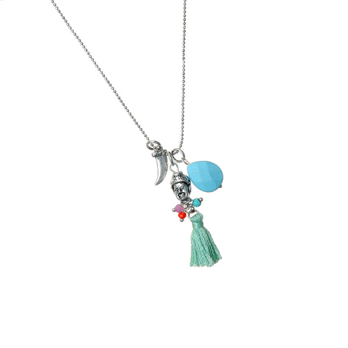 Kette "Tiny Boho Buddha"