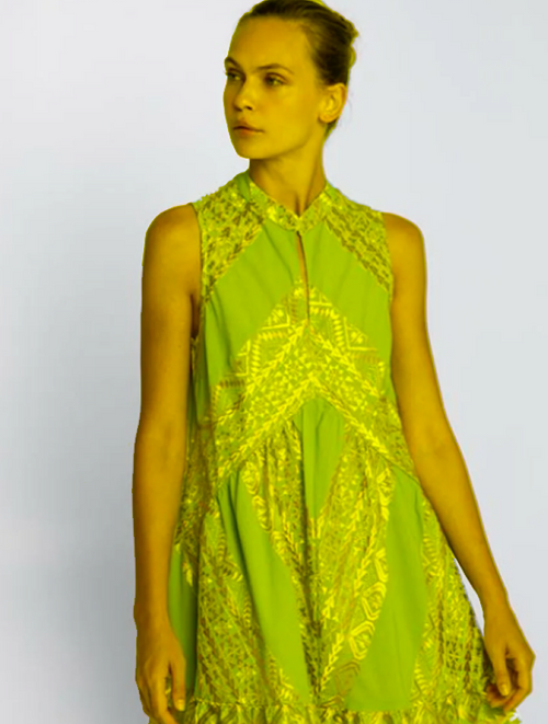 Short dress full face