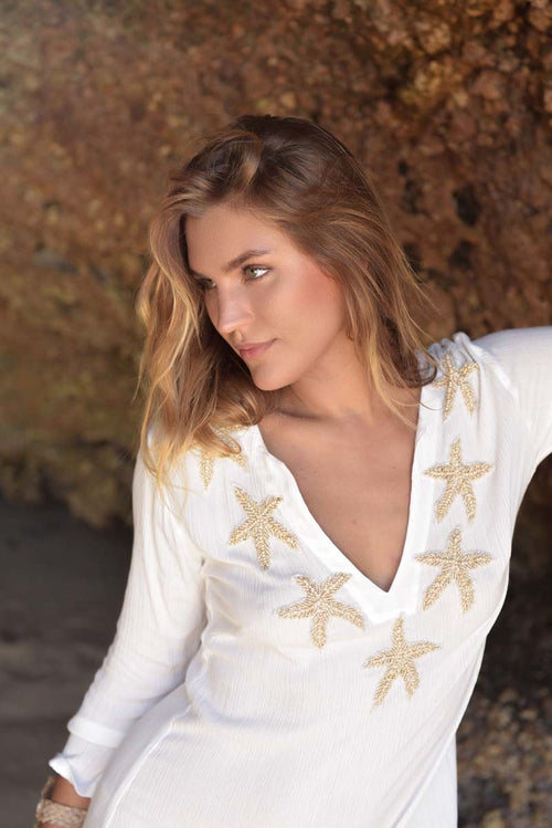 Tunika/Dress Starfish white/sand