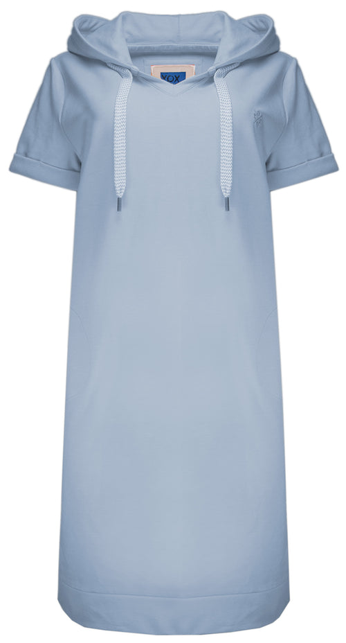 Sweatshirt Kleid mit Kapuze