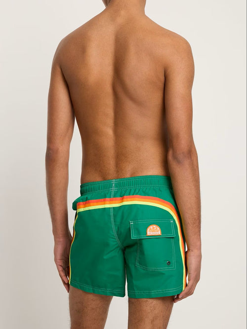 Short medium 14 inch field green