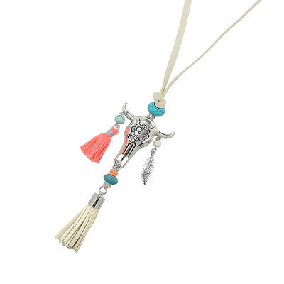 farbe:Beige | Kette Buffalo Head