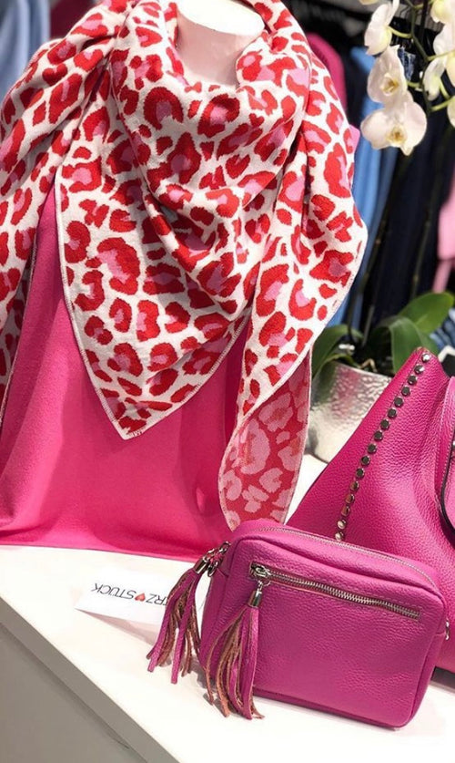 farbe:Rot | Dreieckstuch Tiger