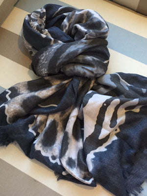 farbe:Grau | Schal Dschungel