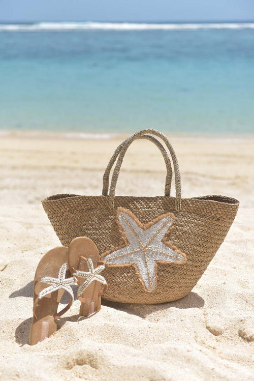 Hot Lava Korb Starfish natural/white