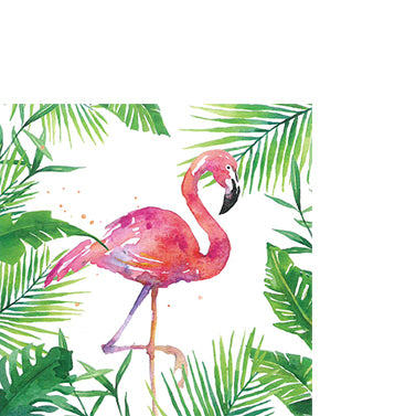 Cocktailservietten Flamingo
