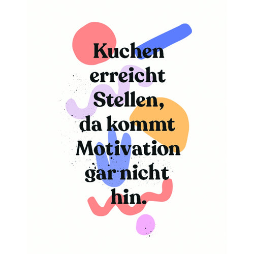 Servietten "Kuchen erreicht Stellen"