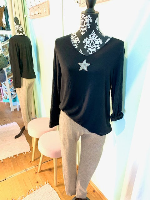 farbe:Beige | Strickhose Stay at home