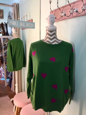 farbe:grun | Pulli Herzilein