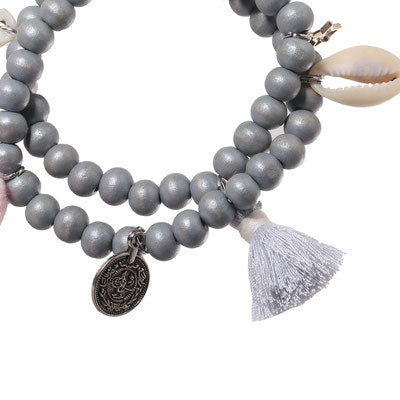 farbe:Grau | Armband Surfergirl