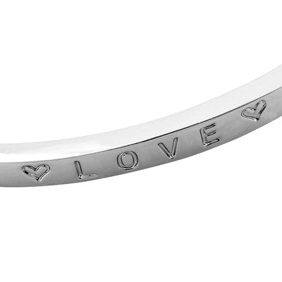 farbe:Silber | Armreifen Love