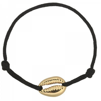 farbe:Schwarz | Armband Seashell