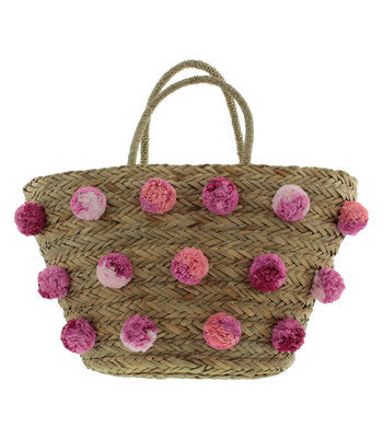 farbe:Pink | Strandkorb Pom Pom Addict