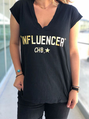 farbe:Schwarz | T-Shirt Influencer