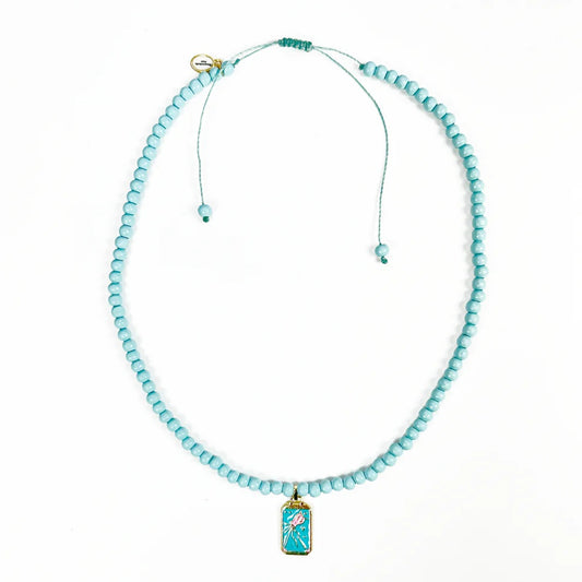 Symbolkette "Light Blue" mit Lucky Charms