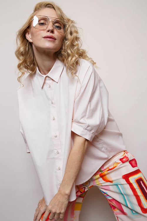 Emily Bluse loose Style peach