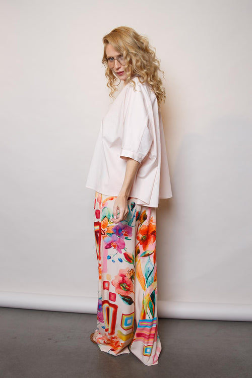 Emily Bluse loose Style peach