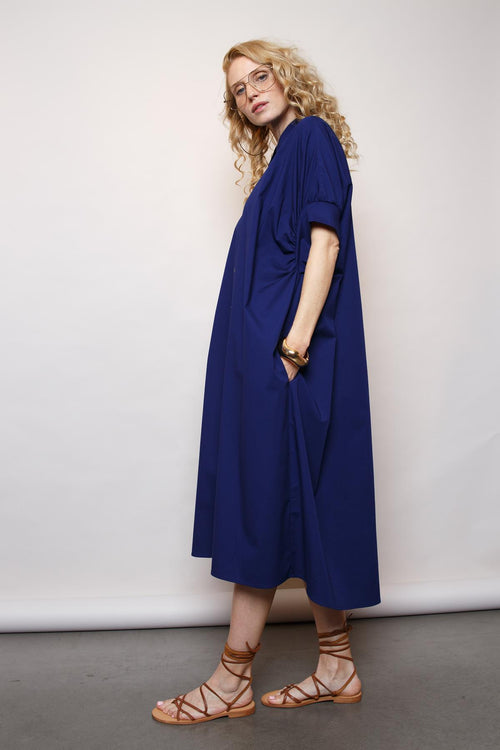 Emily Hemdblusenkleid loose Style navy