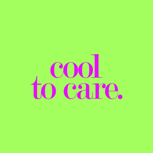 Cocktailservietten "Cool to care"