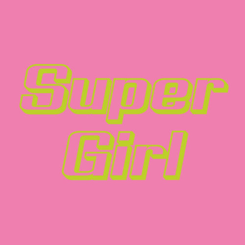 Cocktailservietten "Supergirl"