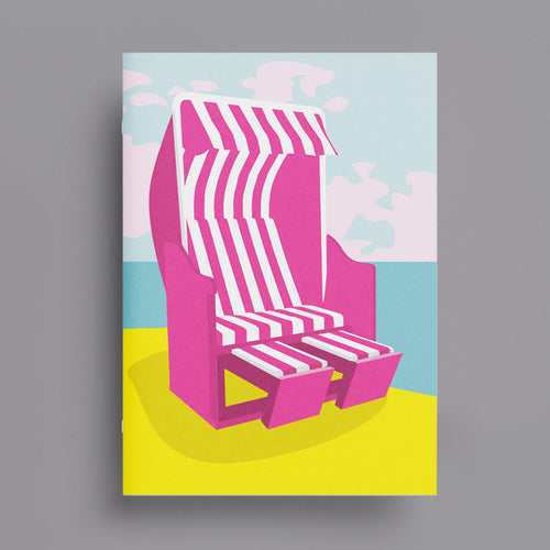 Notizheft A6 "Strandkorb"