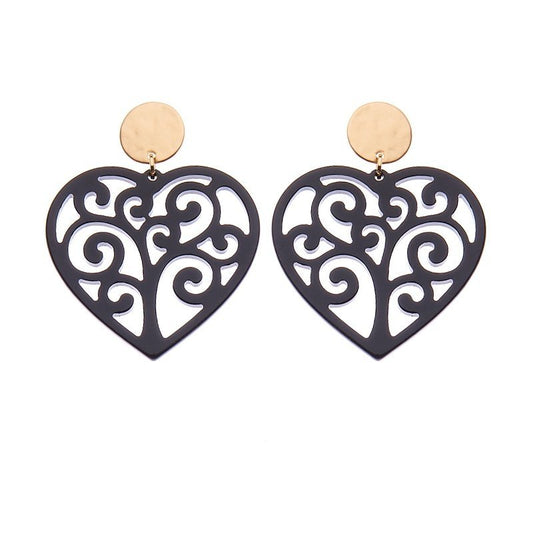 Ohrringe  Black Vibes Heart