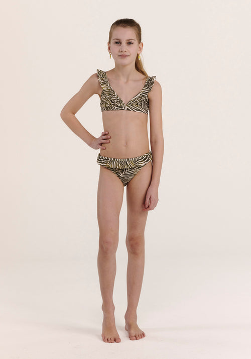 Girls Bikini Zanzibar Zebra