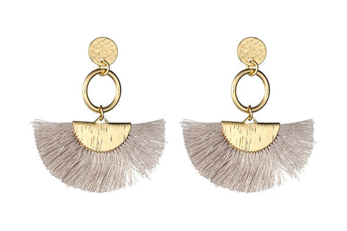 farbe:Beige | Ohrringe Orchidee